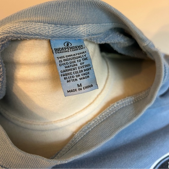 Pancho's Surf Shop Pismo Beach California Blue Graphic Sweatshirt Men's M - Picture 4 of 8